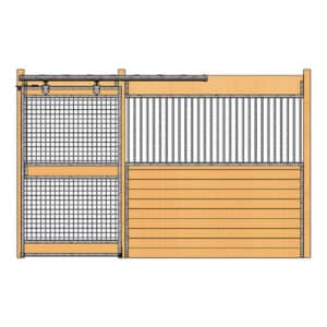 Oxford Stall Front with Full Mesh Door