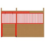 Cambridge Premium Track Door Hardware Kit
