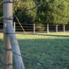 12.5-Gauge Wire Links installed on fence