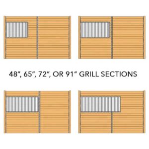 Welded Stall Privacy Partition Kit