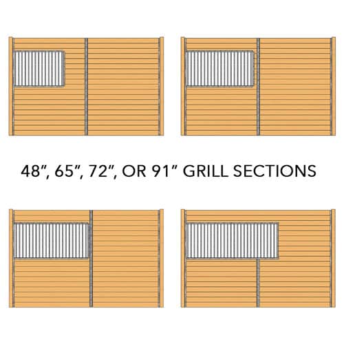 Welded Stall Privacy Partition Kit