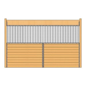Welded Stall Grilled Partition Kit