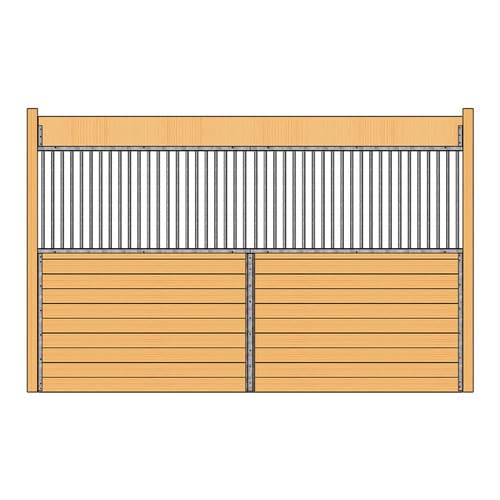 Welded Stall Grilled Partition Kit