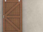 Barn Door 8' Premium Track & Hanging Hardware Kit, Galvanized