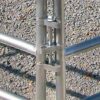 detail of fence connection for the extra tall round pen
