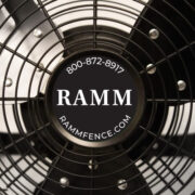 RAMM 18 inch barn basket fan