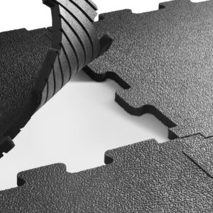 Heavy duty interlocking rubber mats for horse stalls