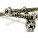 jumbled pile of 3 hex head screws