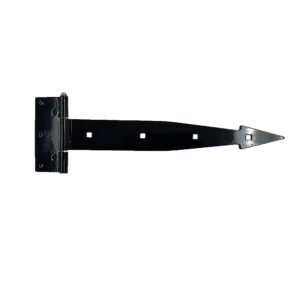 16" Heavy-Duty Strap Hinge, Powder-Coated Black
