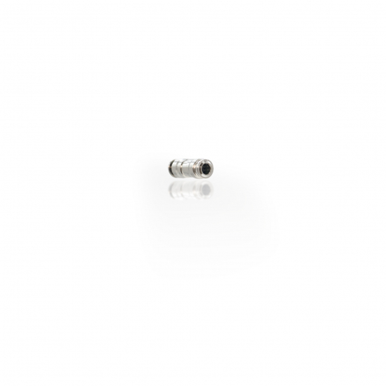 1/4" x 1/4" Tubing Union Fitting, Nickel-Plated