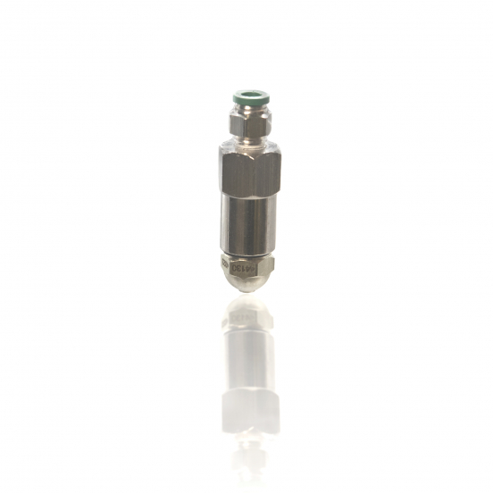 1/4" Straight Nozzle Assembly Quickfit, Nickel-Plated