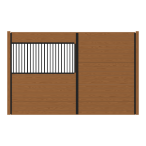 Shetland Stall Partition with 72 in Grill