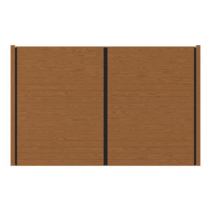 Shetland Stall Partition Kit - Solid-No Grill