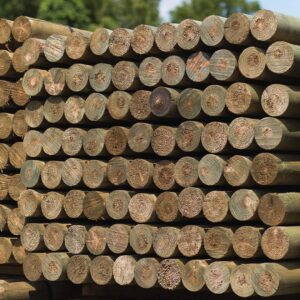 Pine Post Stacked