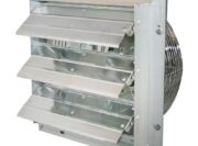 Indoor/Outdoor Shutter Fan with Aluminum Shutters